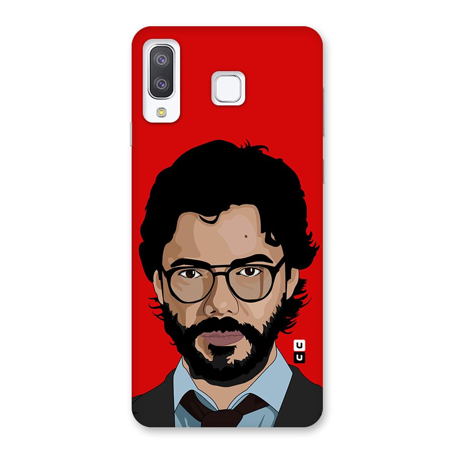 The Professor Illustration Art Back Case for Galaxy A8 Star