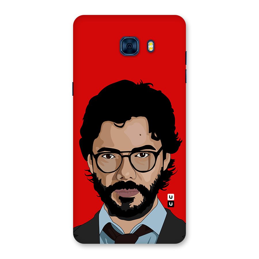 The Professor Illustration Art Back Case for Galaxy C7 Pro