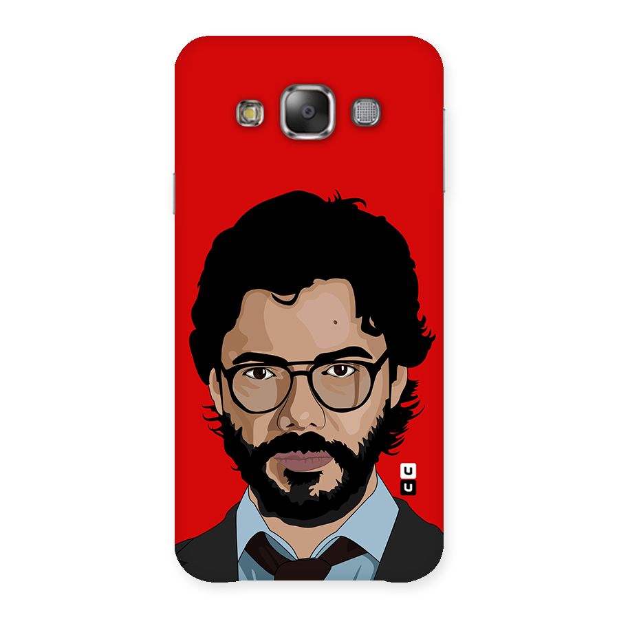The Professor Illustration Art Back Case for Galaxy E7