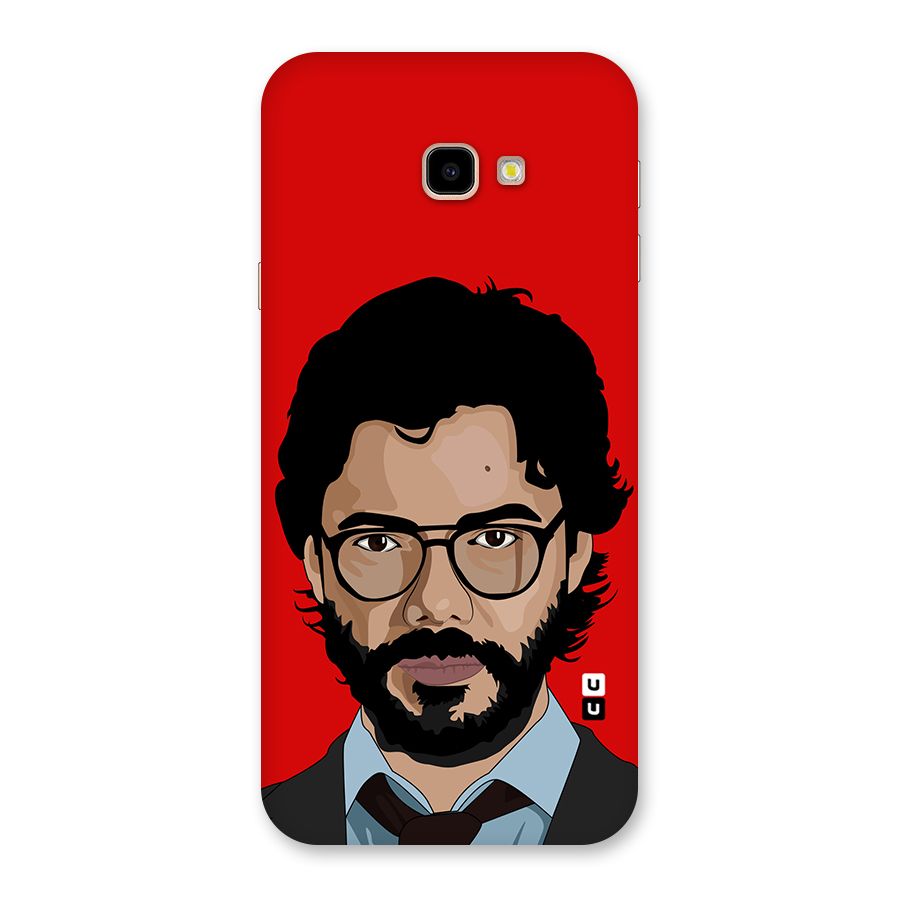 The Professor Illustration Art Back Case for Galaxy J4 Plus