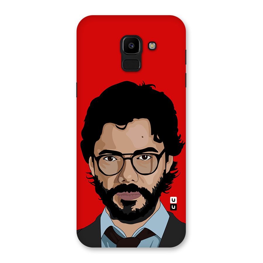 The Professor Illustration Art Back Case for Galaxy J6