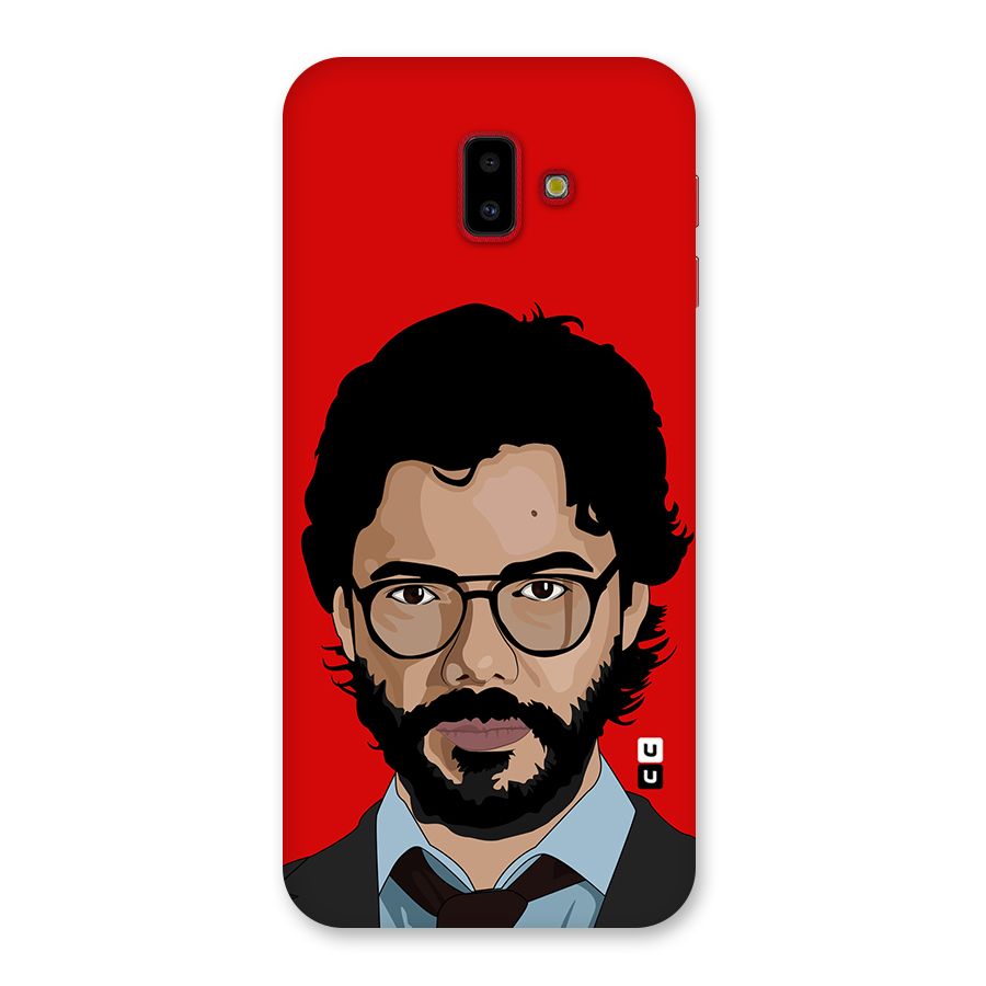 The Professor Illustration Art Back Case for Galaxy J6 Plus