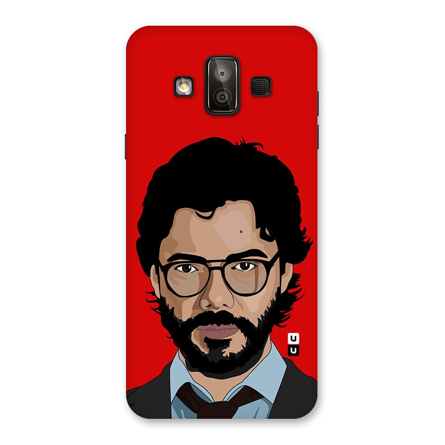 The Professor Illustration Art Back Case for Galaxy J7 Duo
