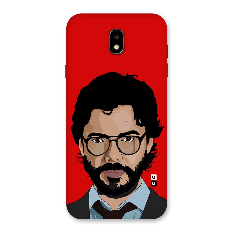 The Professor Illustration Art Back Case for Galaxy J7 Pro