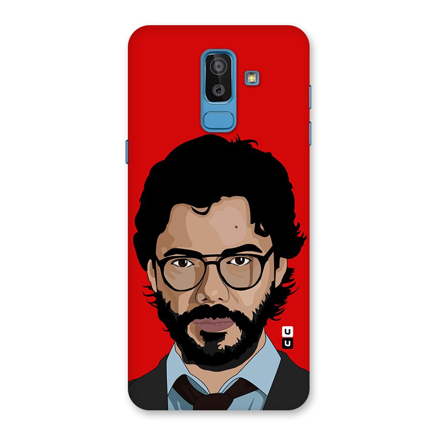 The Professor Illustration Art Back Case for Galaxy J8