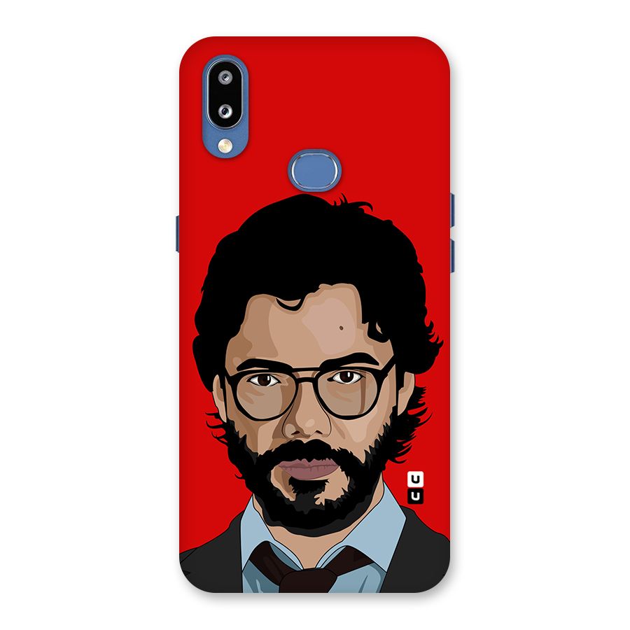 The Professor Illustration Art Back Case for Galaxy M01s