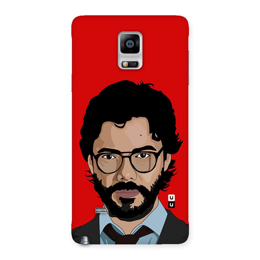 The Professor Illustration Art Back Case for Galaxy Note 4