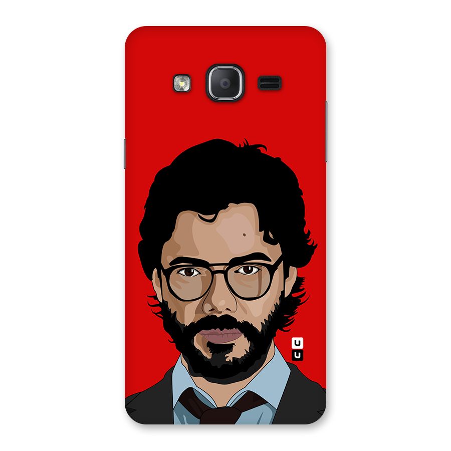 The Professor Illustration Art Back Case for Galaxy On7 2015