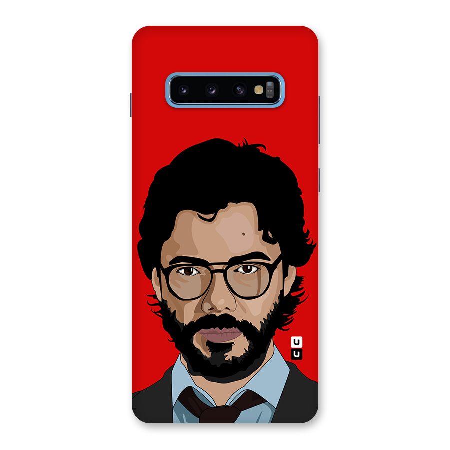 The Professor Illustration Art Back Case for Galaxy S10 Plus