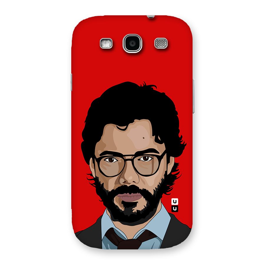 The Professor Illustration Art Back Case for Galaxy S3