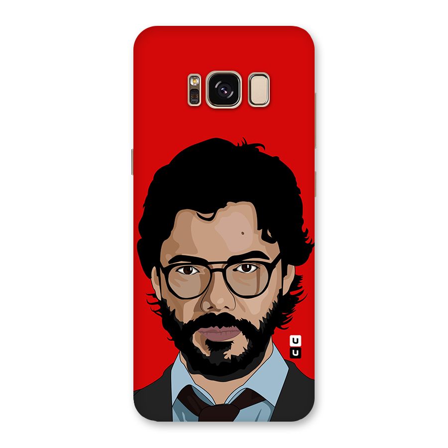 The Professor Illustration Art Back Case for Galaxy S8