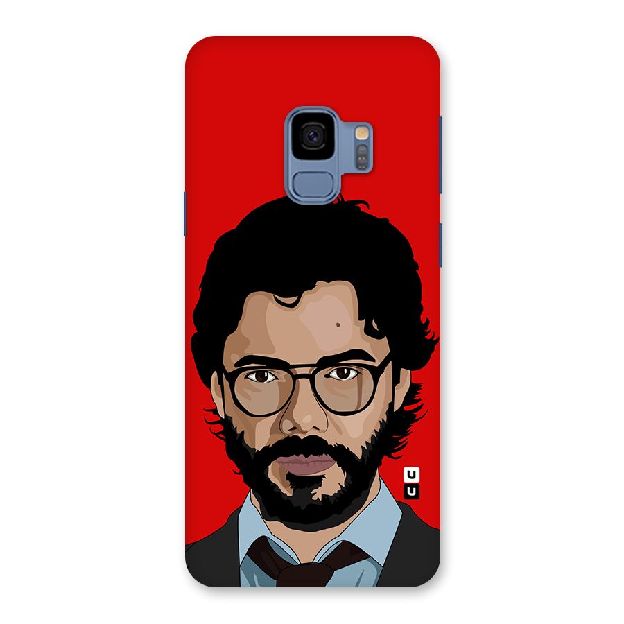 The Professor Illustration Art Back Case for Galaxy S9