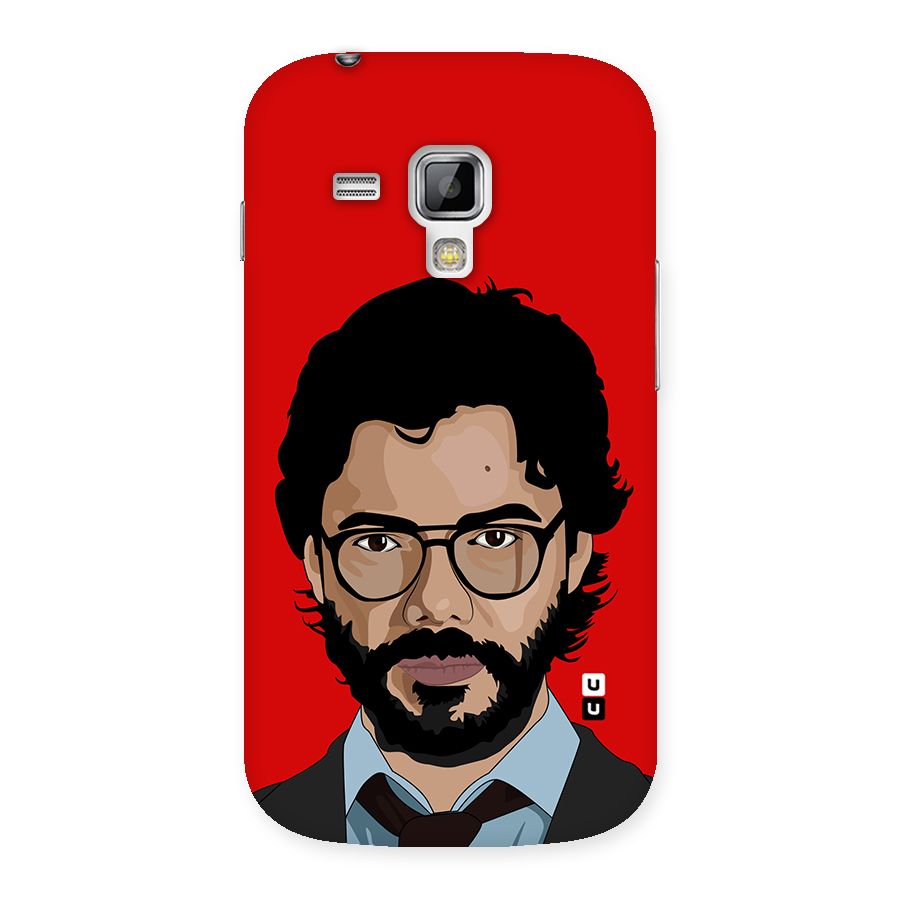 The Professor Illustration Art Back Case for Galaxy S Duos