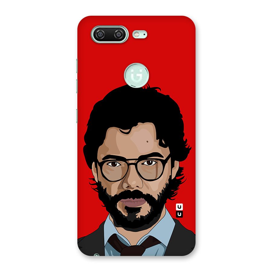 The Professor Illustration Art Back Case for Gionee S10