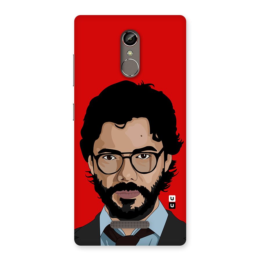 The Professor Illustration Art Back Case for Gionee S6s