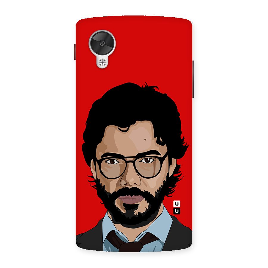 The Professor Illustration Art Back Case for Google Nexsus 5