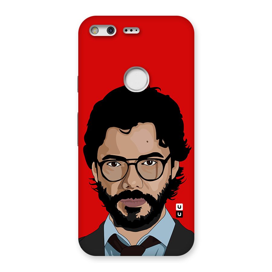 The Professor Illustration Art Back Case for Google Pixel