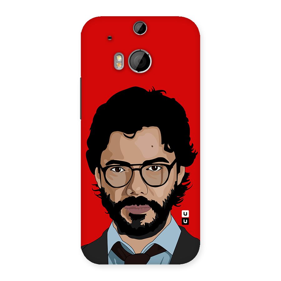 The Professor Illustration Art Back Case for HTC One M8
