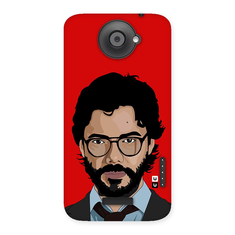 The Professor Illustration Art Back Case for HTC One X