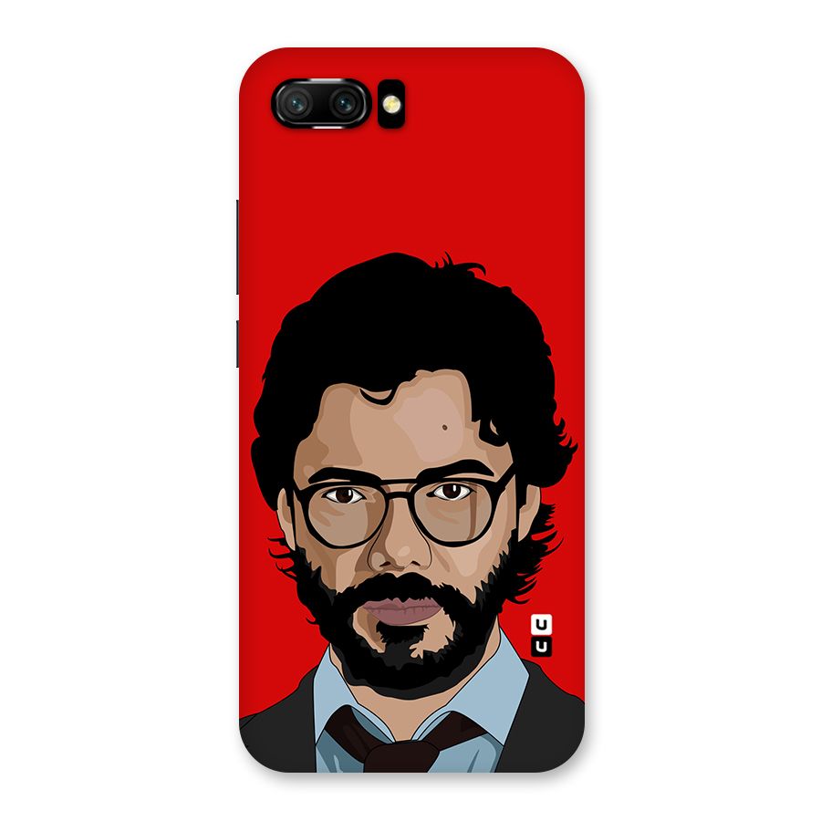 The Professor Illustration Art Back Case for Honor 10