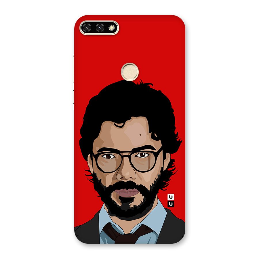 The Professor Illustration Art Back Case for Honor 7A