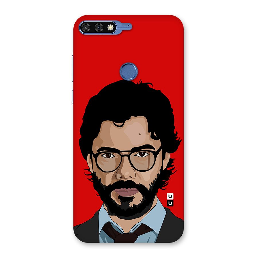 The Professor Illustration Art Back Case for Honor 7C