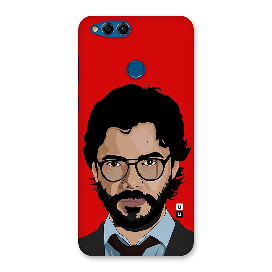 The Professor Illustration Art Back Case for Honor 7X