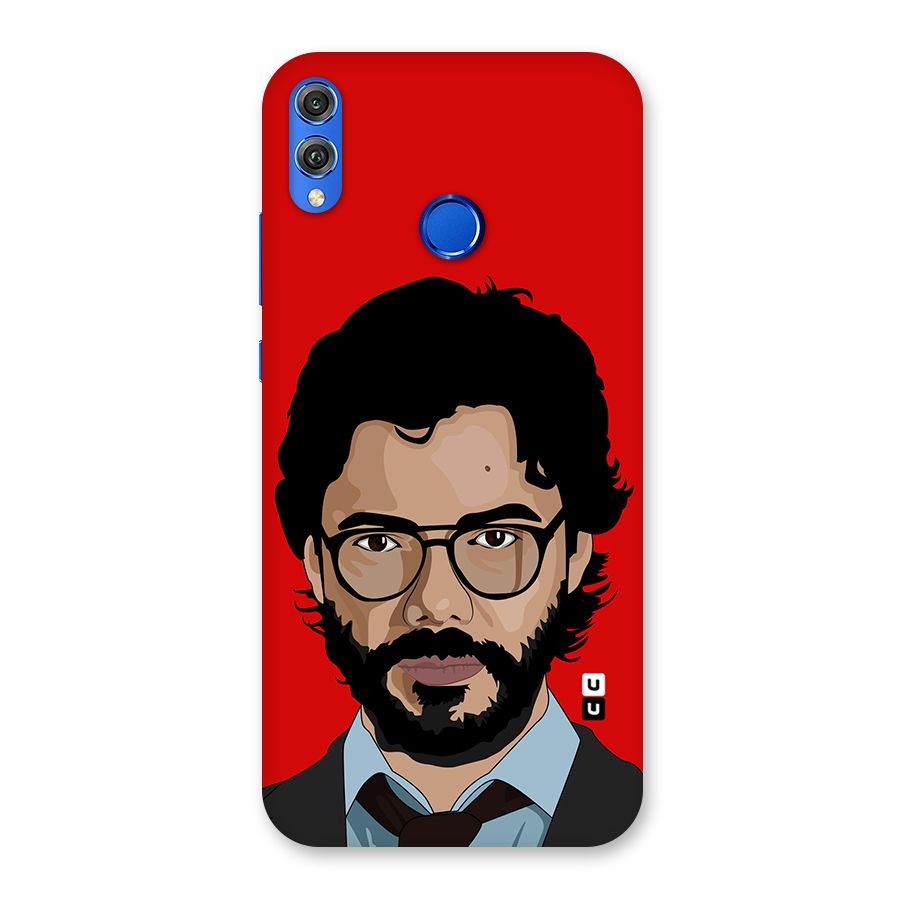 The Professor Illustration Art Back Case for Honor 8X