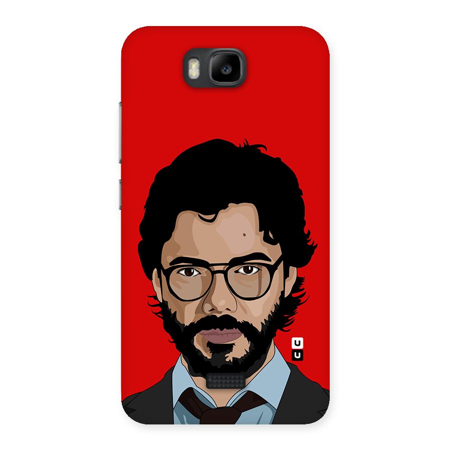 The Professor Illustration Art Back Case for Honor Bee