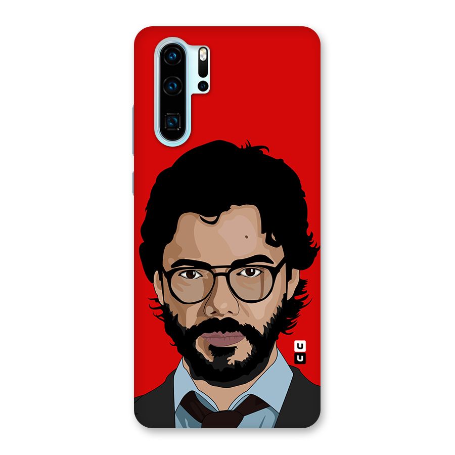 The Professor Illustration Art Back Case for Huawei P30 Pro