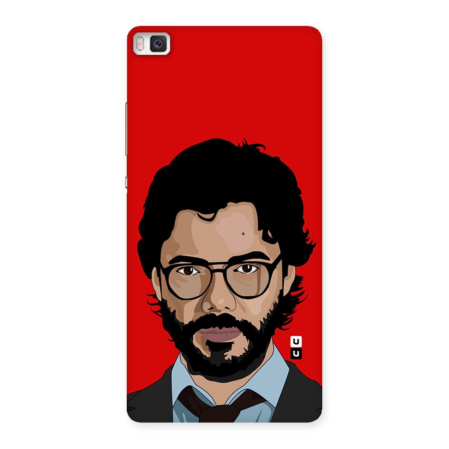 The Professor Illustration Art Back Case for Huawei P8