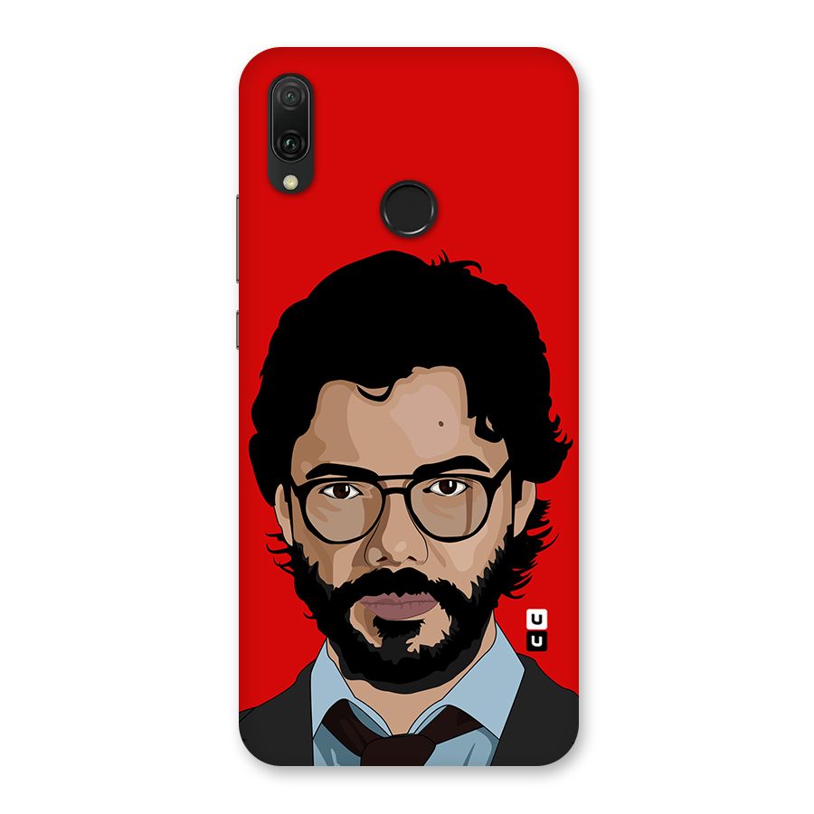 The Professor Illustration Art Back Case for Huawei Y9 (2019)