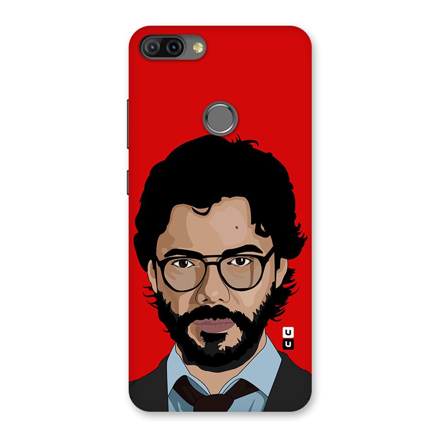 The Professor Illustration Art Back Case for Infinix Hot 6 Pro
