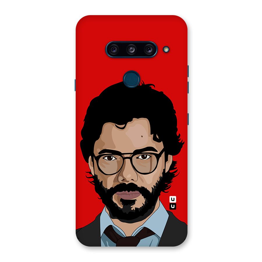 The Professor Illustration Art Back Case for LG  V40 ThinQ