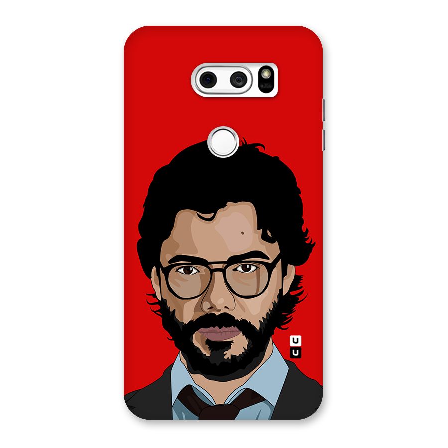 The Professor Illustration Art Back Case for LG V30