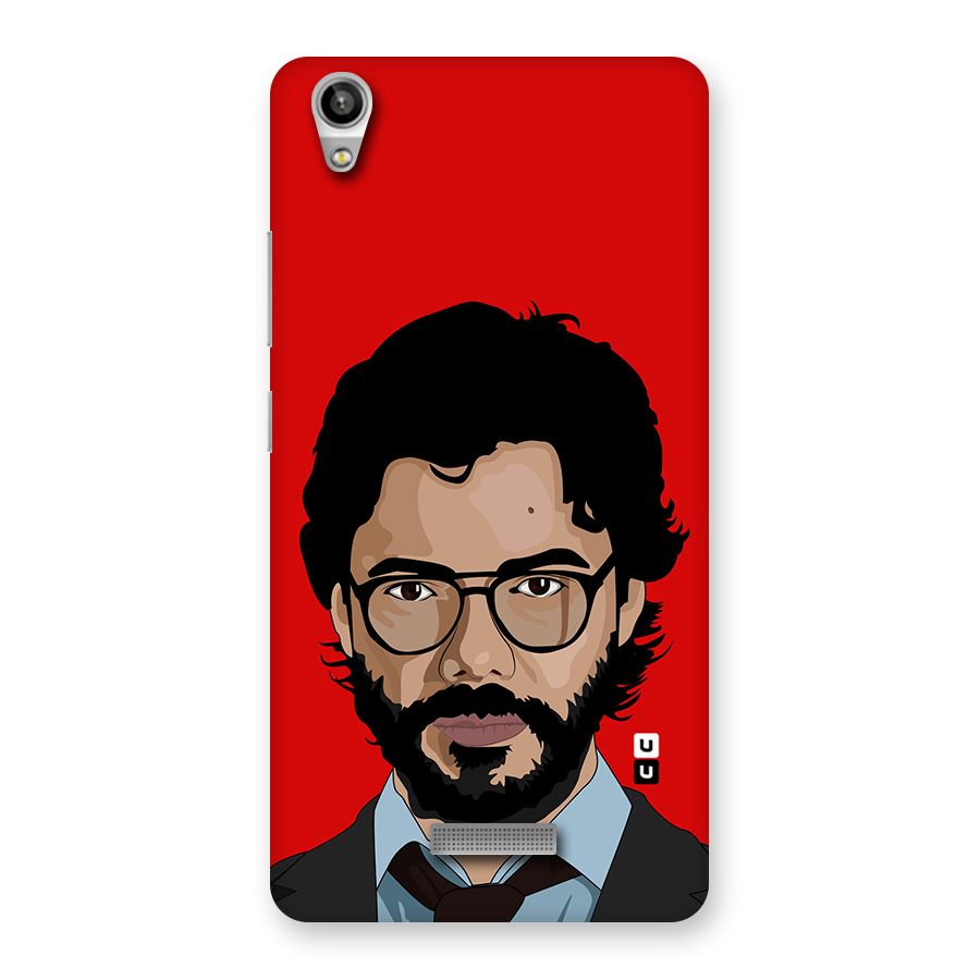 The Professor Illustration Art Back Case for Lava-Pixel-V1