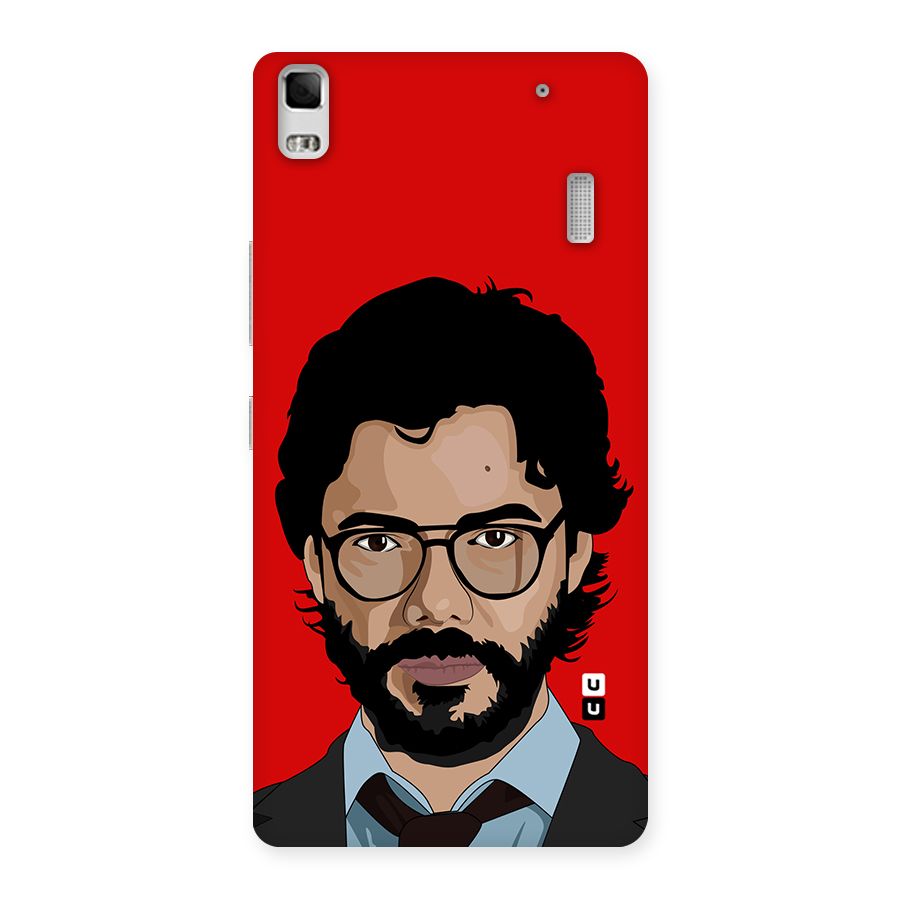The Professor Illustration Art Back Case for Lenovo A7000