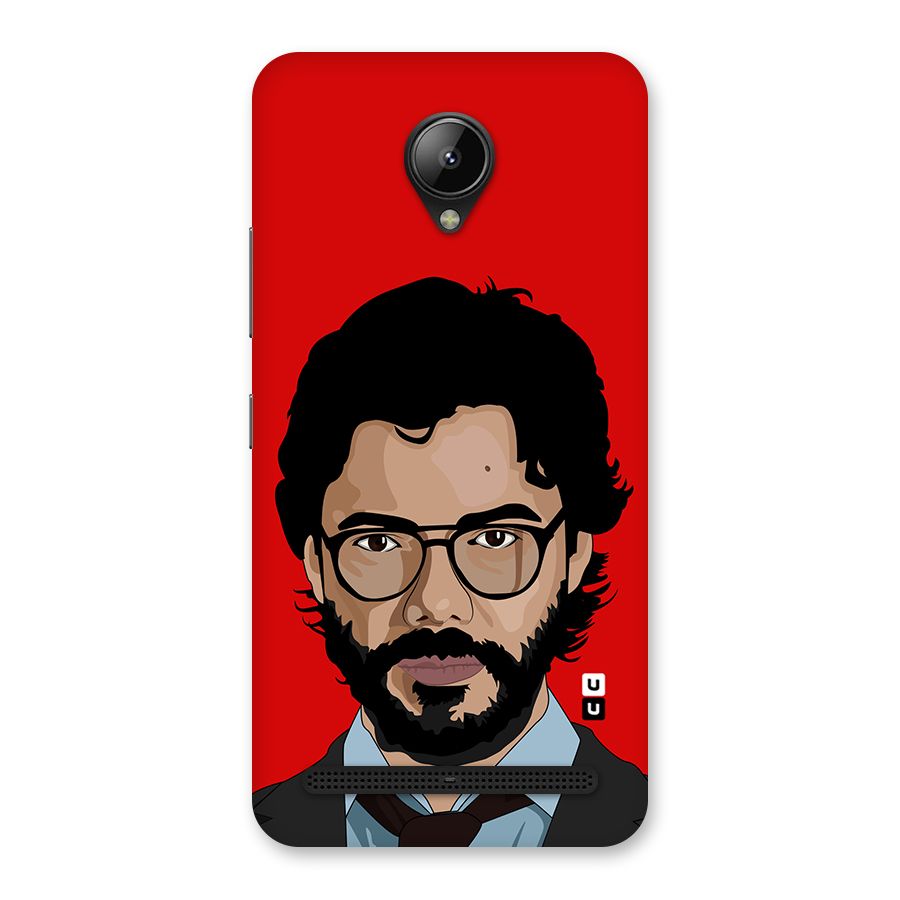 The Professor Illustration Art Back Case for Lenovo C2