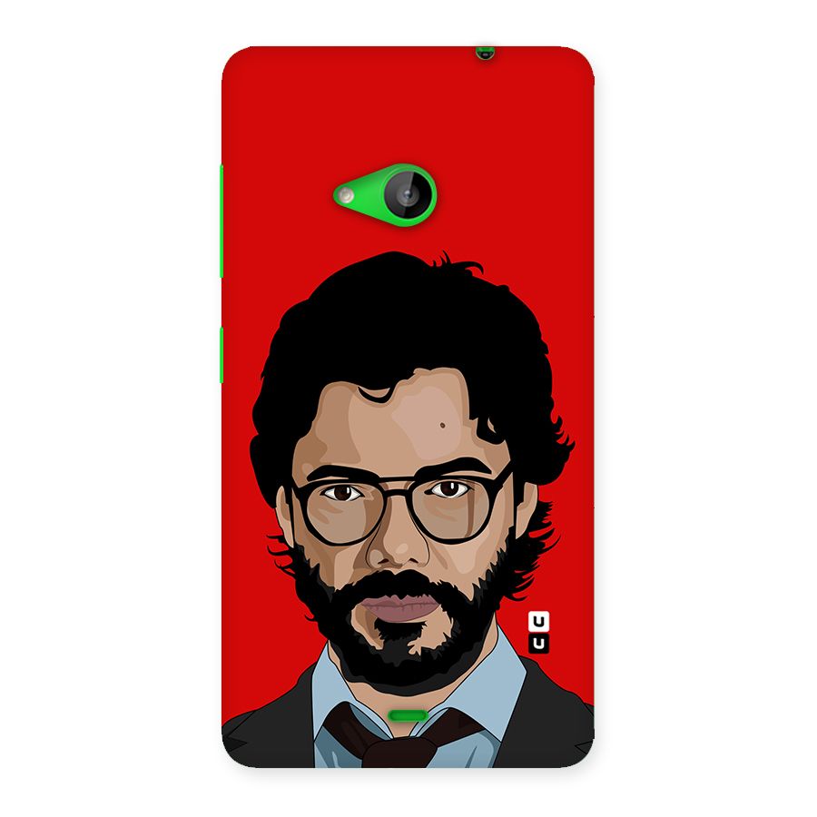 The Professor Illustration Art Back Case for Lumia 535