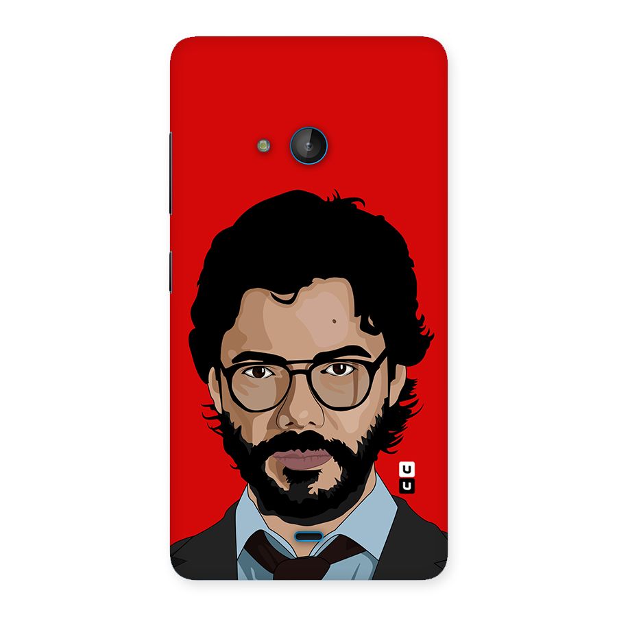 The Professor Illustration Art Back Case for Lumia 540