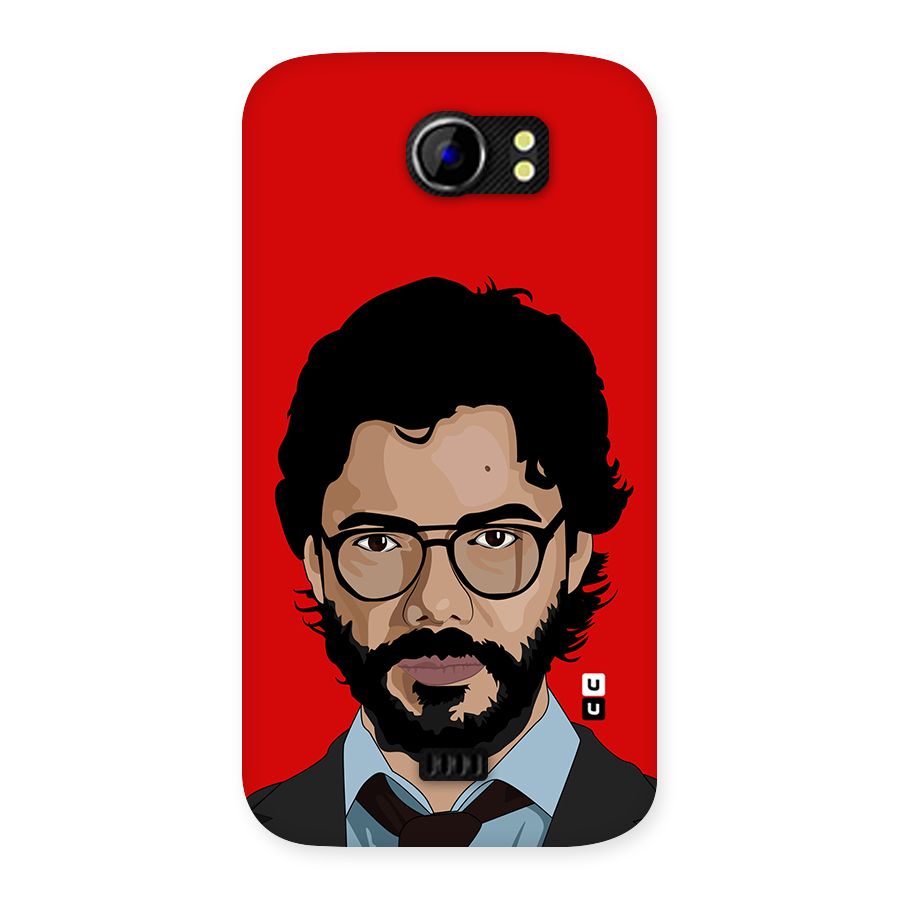 The Professor Illustration Art Back Case for Micromax Canvas 2 A110