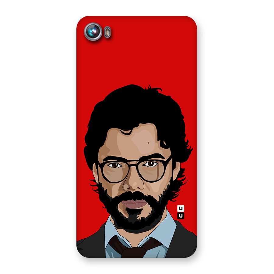 The Professor Illustration Art Back Case for Micromax Canvas Fire 4 A107