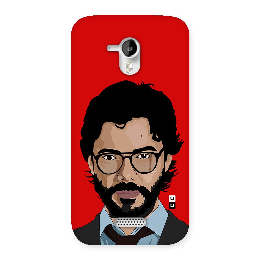 The Professor Illustration Art Back Case for Micromax Canvas HD A116