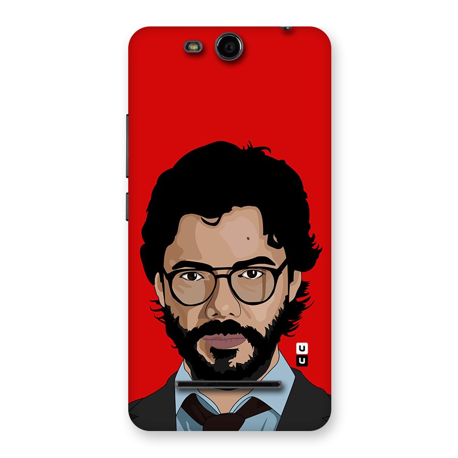 The Professor Illustration Art Back Case for Micromax Canvas Juice 3 Q392