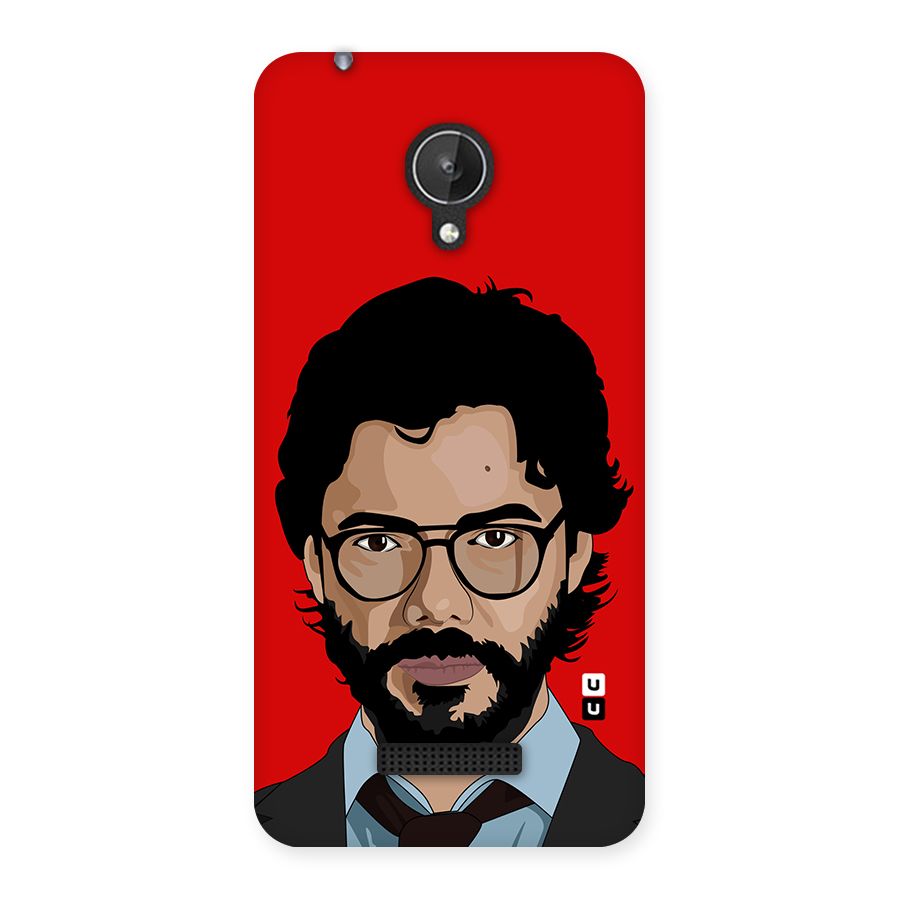 The Professor Illustration Art Back Case for Micromax Canvas Spark Q380