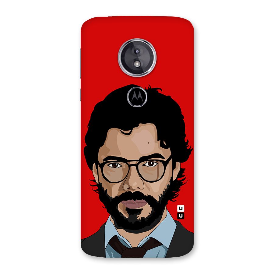 The Professor Illustration Art Back Case for Moto E5