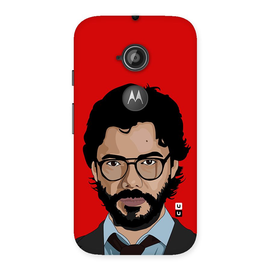 The Professor Illustration Art Back Case for Moto E 2nd Gen