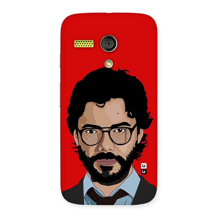 The Professor Illustration Art Back Case for Moto G