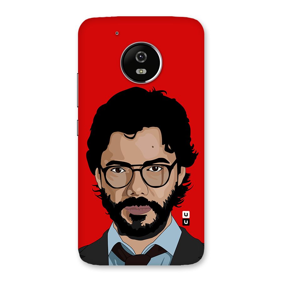 The Professor Illustration Art Back Case for Moto G5