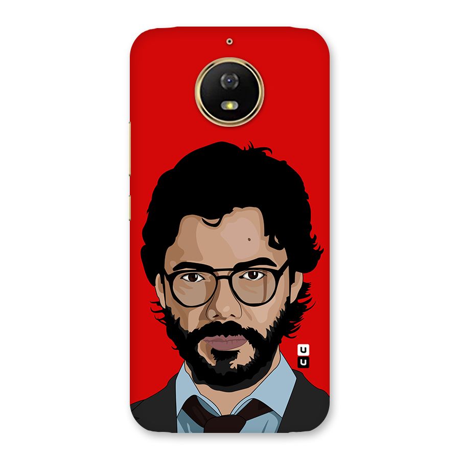 The Professor Illustration Art Back Case for Moto G5s